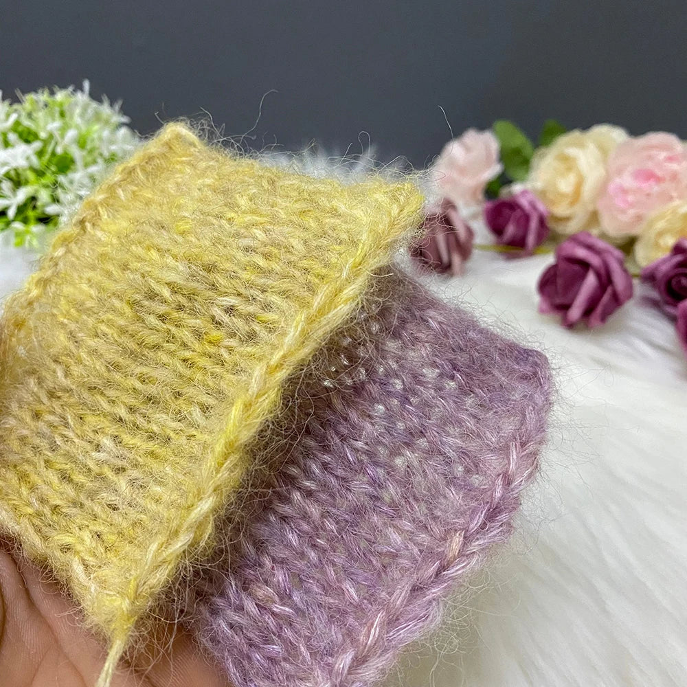 500G/PC Mohair Yarn High Quality Super Soft And Warm