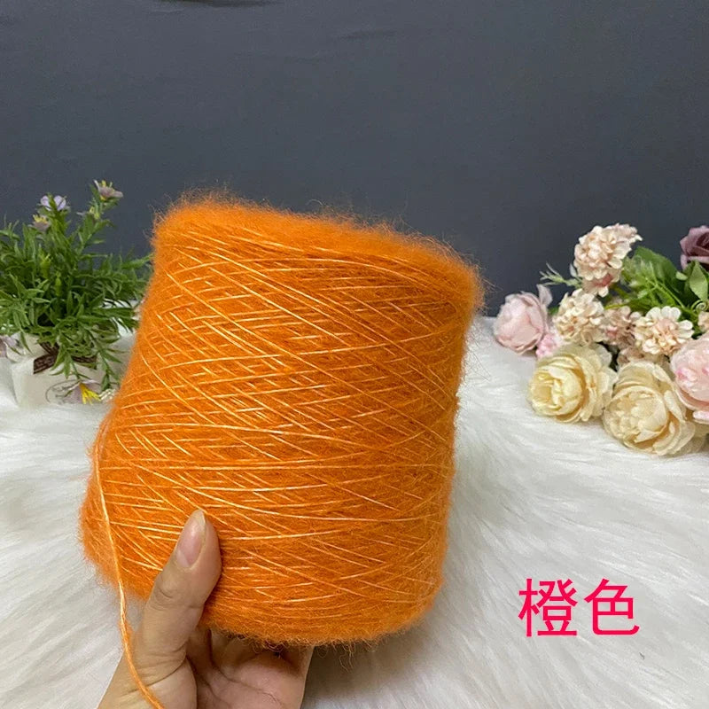 500G/PC Mohair Yarn High Quality Super Soft And Warm