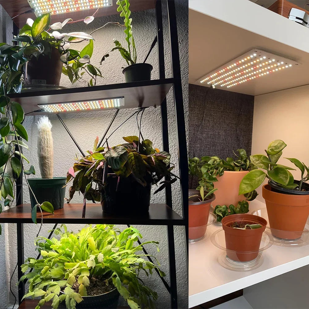 LED Grow Panel Full Spectrum Dimmable Timer Plant Lights Under Cabinet