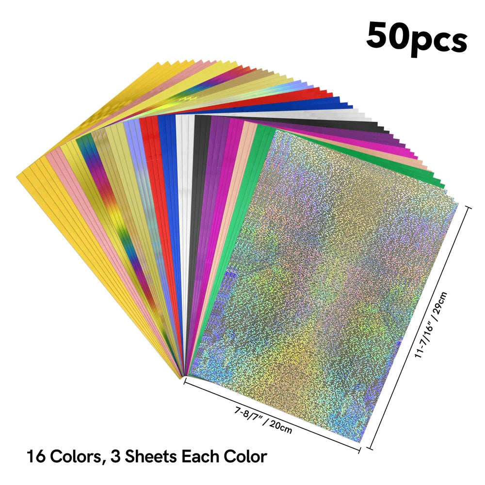 50pcs/pack 20x29cm Toner Hot Stamping Foil Paper A4