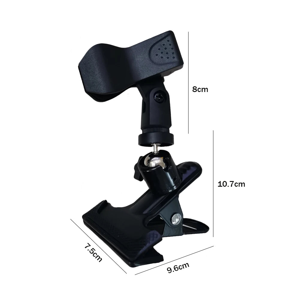 1 Pair Cross Stitch or Embroidery Clip Adjustable Table Clamp 360 Rotation Metal for Camera Tripod