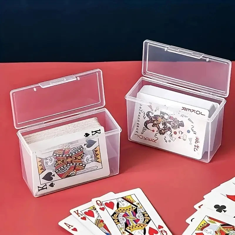 1/3pcs Playing Card Box, Two Poker Images Can Be Placed (NO Cards)