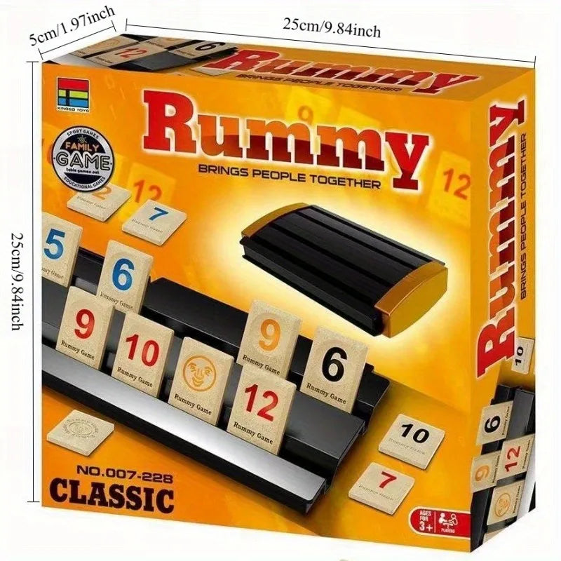 Classic Rummy Tile Board Game – 2-4 Player