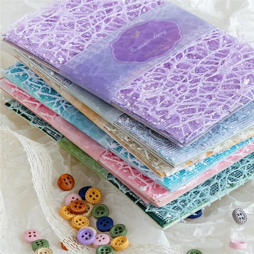 31pcs/pack Gauze Materials Paper Scrapbooking Decor Craft Paper Collage Junk Journal Stationery