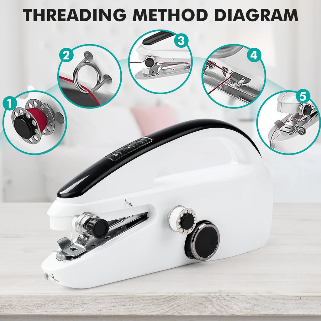 Portable Electric Sewing Machine with Sewing Accessories