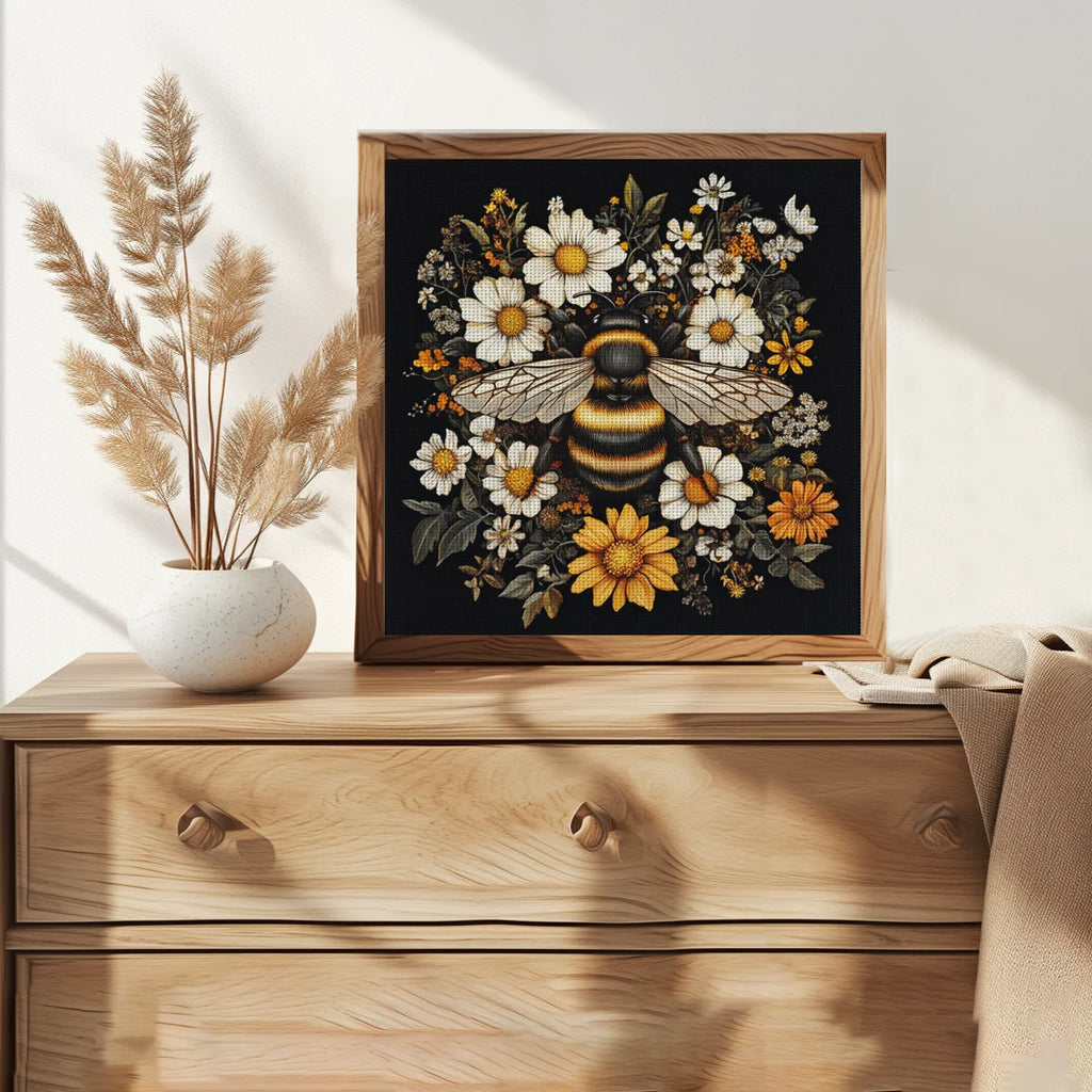 1 set of 30x30cm-11.8x11.8 inch 11CT/14CT printed fabric cross stitch DIY kit, large size, gift set