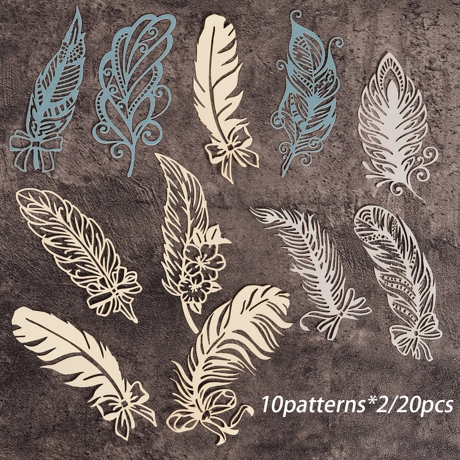 20pcs Hollow out Special-shaped  Paper, embelishments