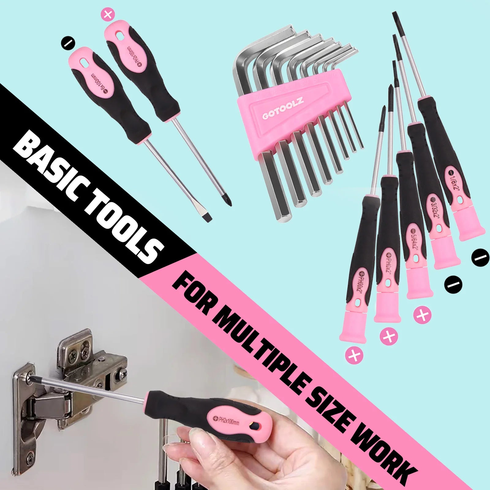 240-Piece  General Household Repairing Tool Kit with Storage Bag,