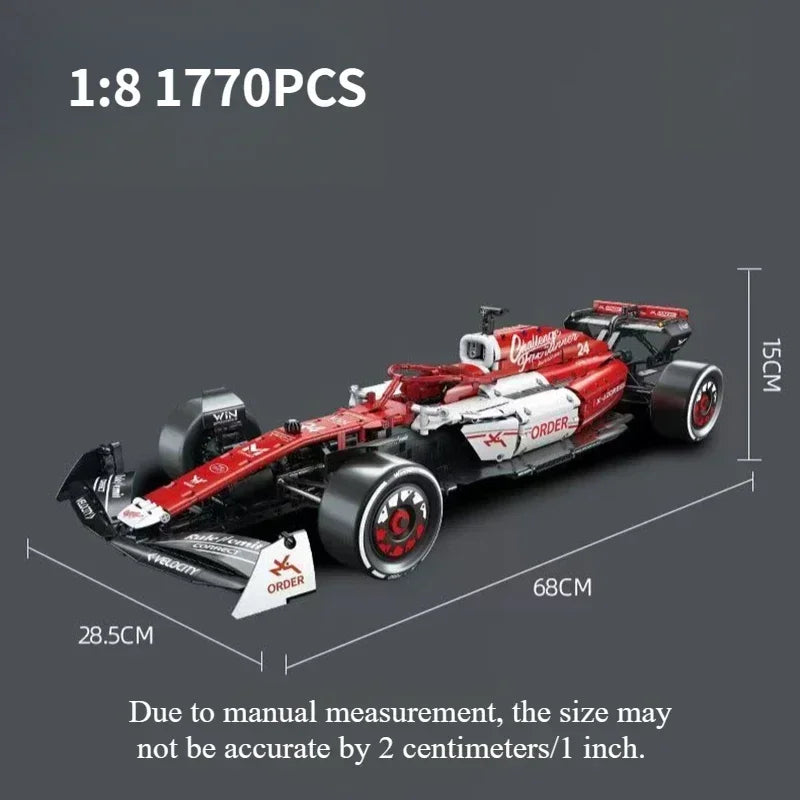 Formula Racing Building Block Toy 1:8