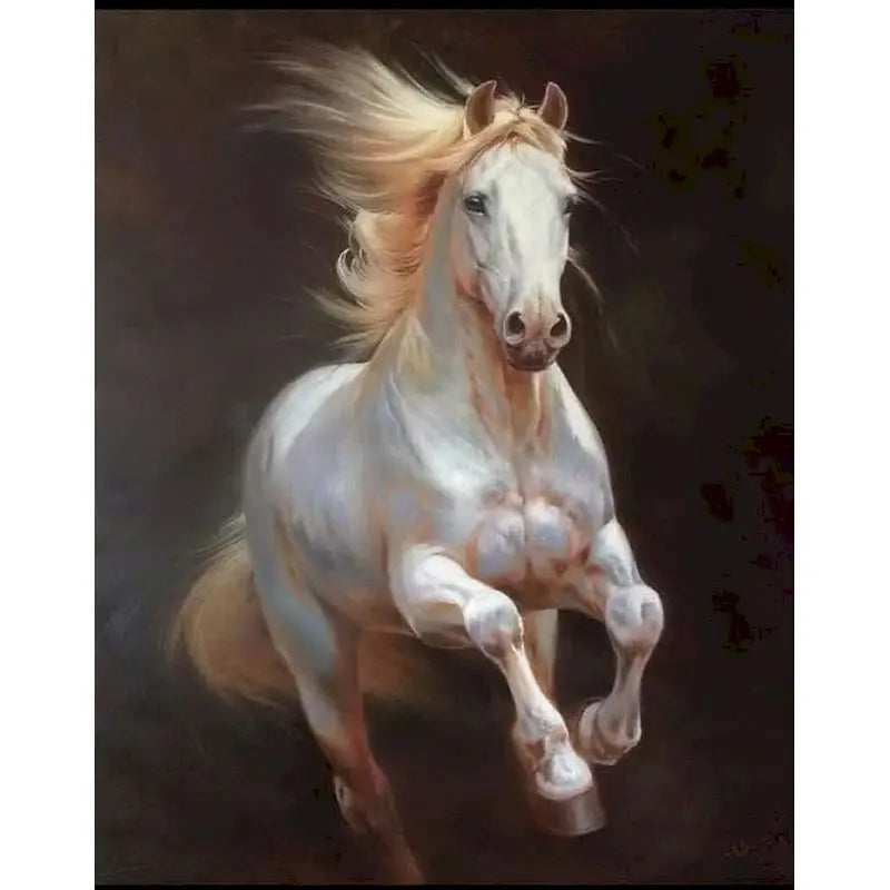 40x50cm Oil Painting By Numbers For Adults Horse Animal Paint By Number