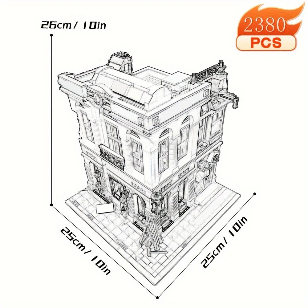 Creative Ideas Compatible 10224 King with figure Street View Building Block