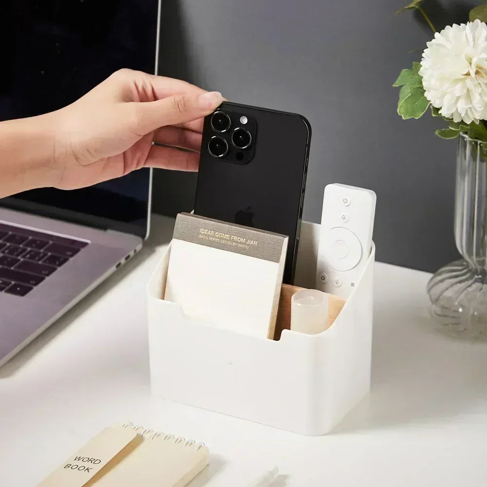 TV Remote Holder For Table Multipurpose Desktop Storage