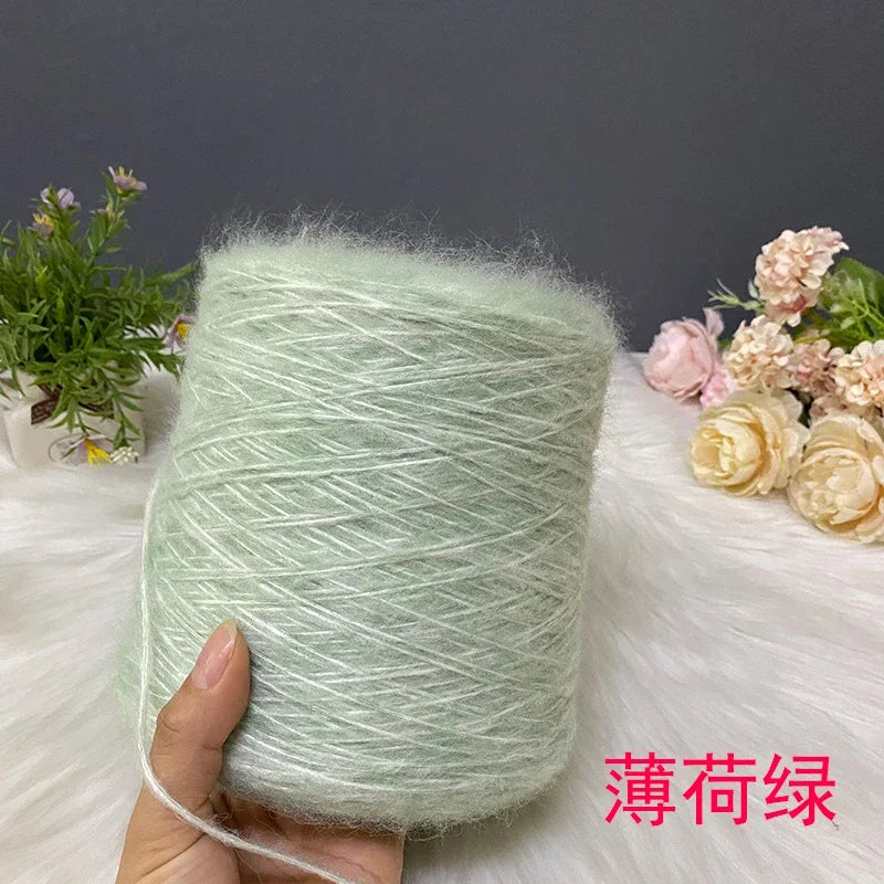 500G/PC Mohair Yarn High Quality Super Soft And Warm