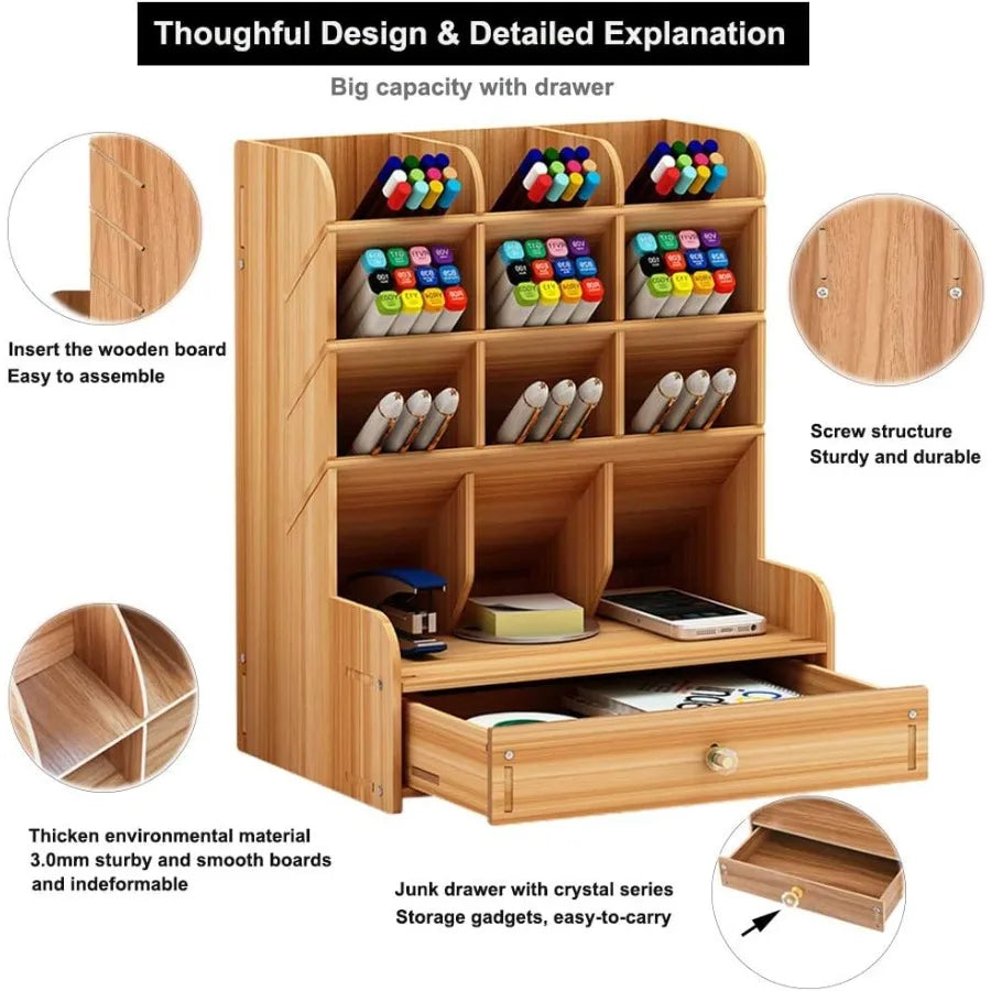 Multi-Functional DIY Pen Holder
