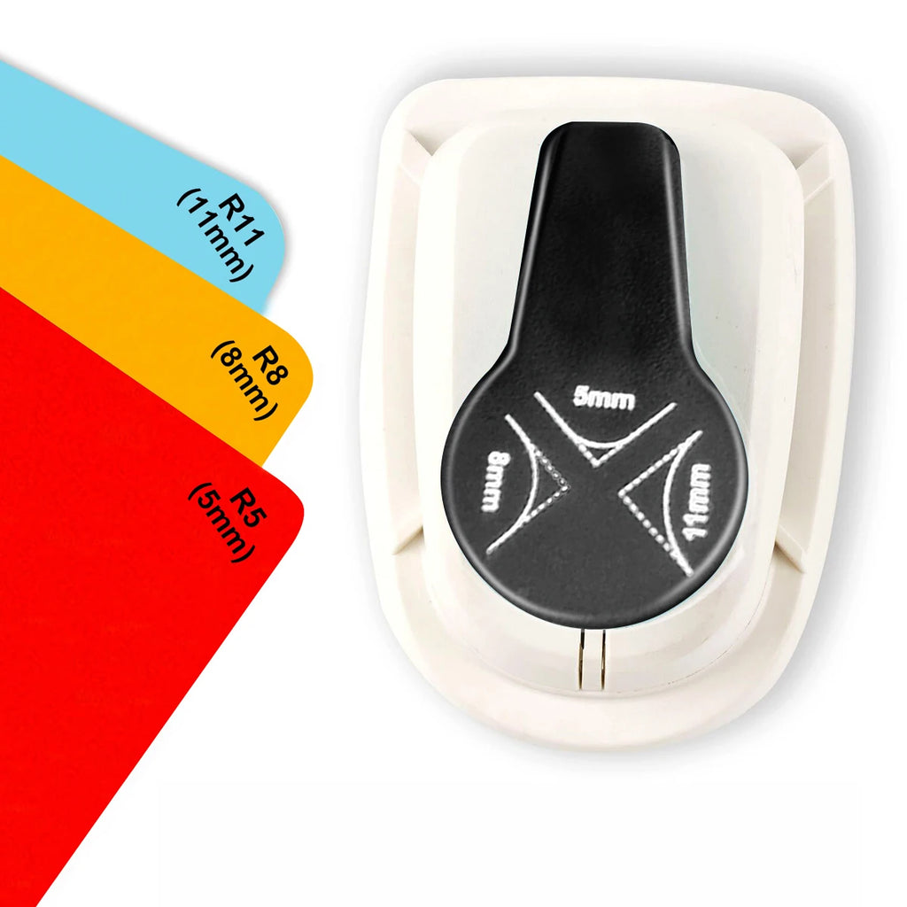 Corner  Rounder Puncher Paper Cutter 3 in 1 r3 3mm r4 5mm r7 7mm r10 10mm