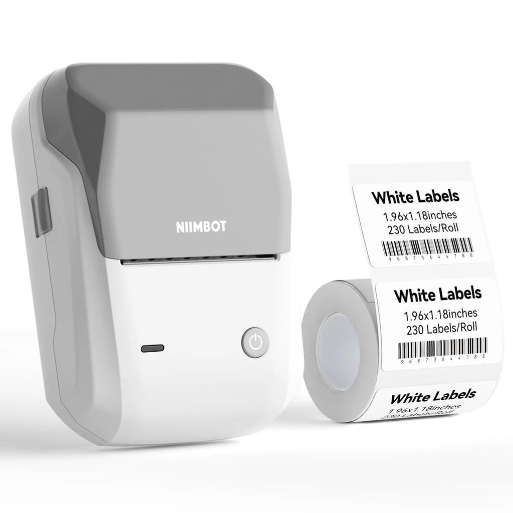 Niimbot B1 Label Maker Bluetooth Portable 2 inch Thermal Label Printer with Large Waterproof Tape for Small Business Office Home