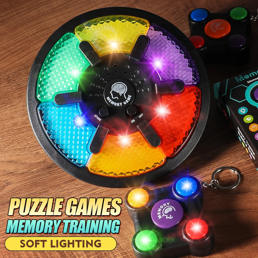 Random Style and Color Fun Handheld Memory Game Console