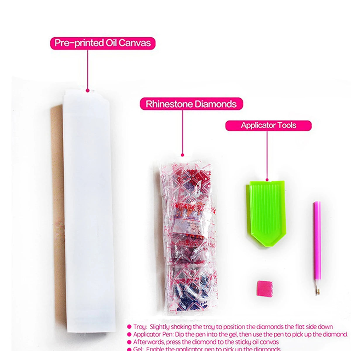 Christmas Snowdoll and Sika Deer Diamond Painting Set,