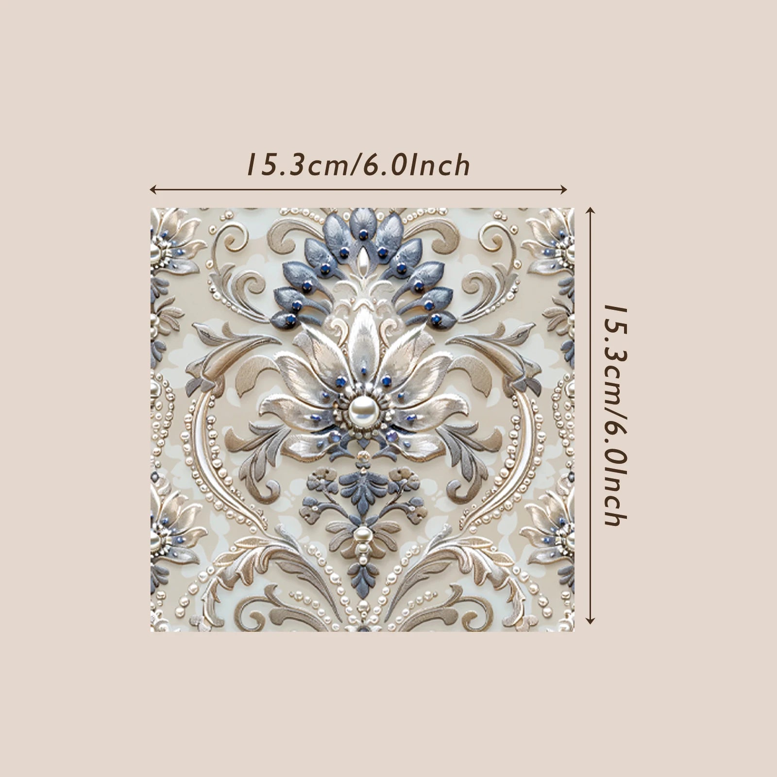 Embossed With Pearl Satin Scrapbook Paper Pad 8 Sheets Art Craft Pattern Paper For Scrapbooking Assorted Festive Designs