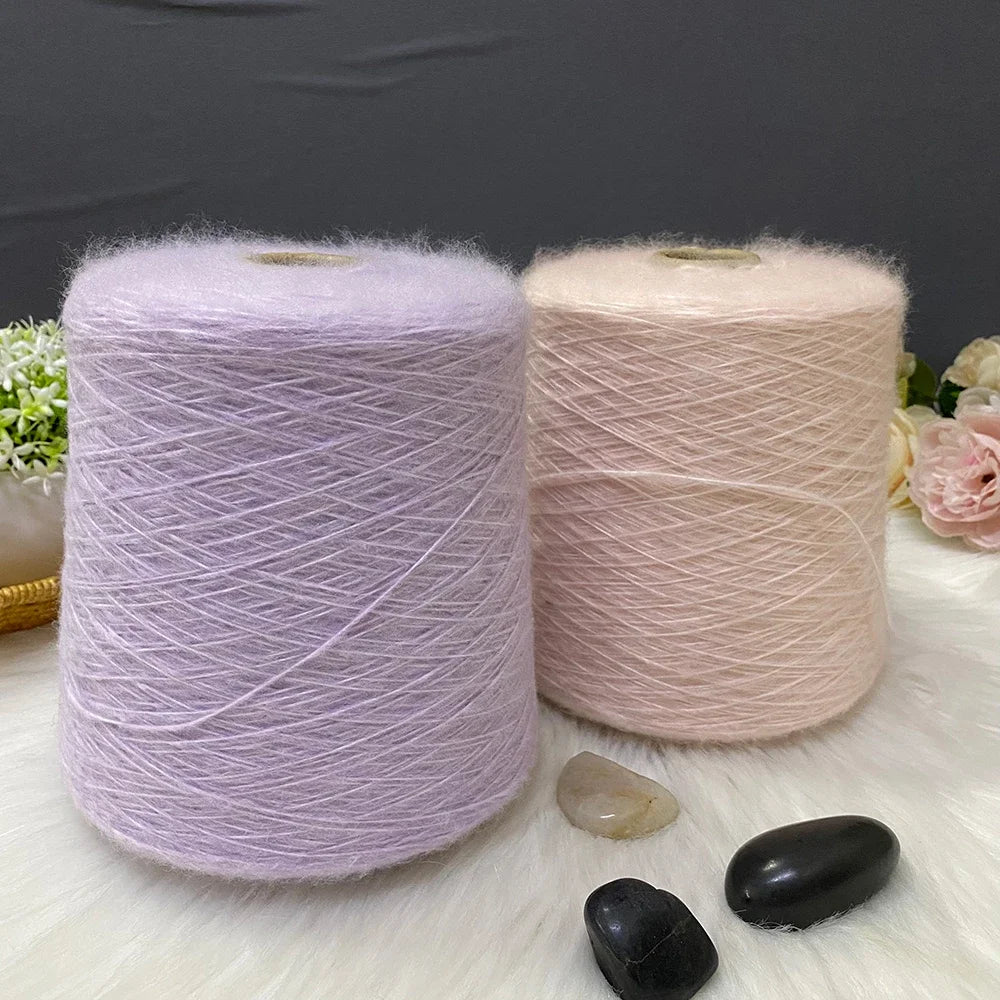 500G/PC Mohair Yarn High Quality Super Soft And Warm
