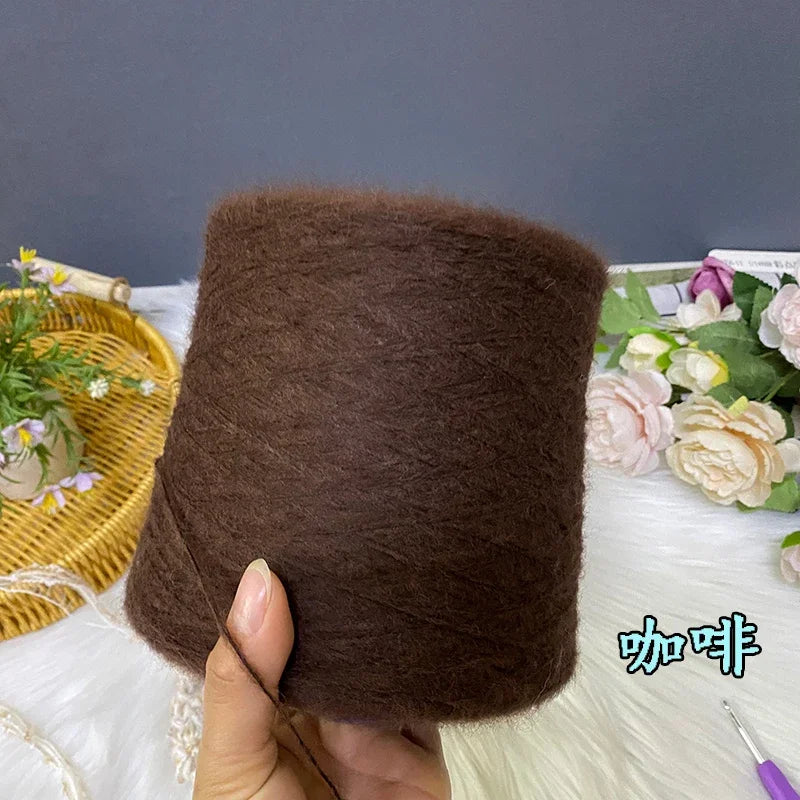 500G/PC Mohair Yarn High Quality Super Soft And Warm