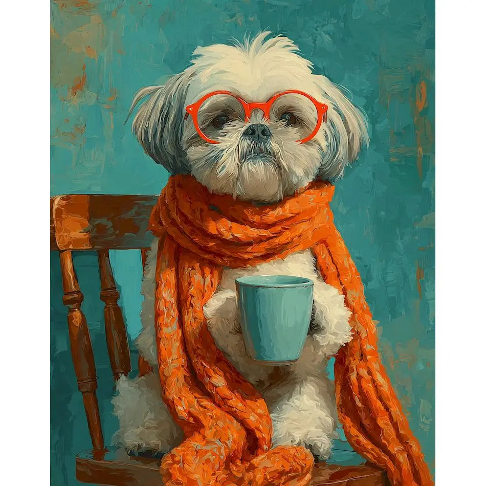 Paint By Numbers Cute dog Animals