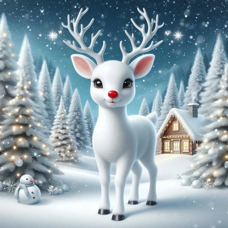 Huacan DIY Embroidery Santa Claus Complete Kit 5D Cross Stitch Landscape Snowman Winter Unique Christmas Gift Modern Home Decor