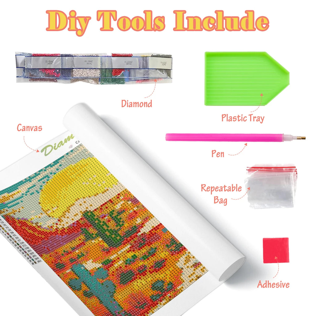 Halloween Diamond Painting  Drill  Mosaic