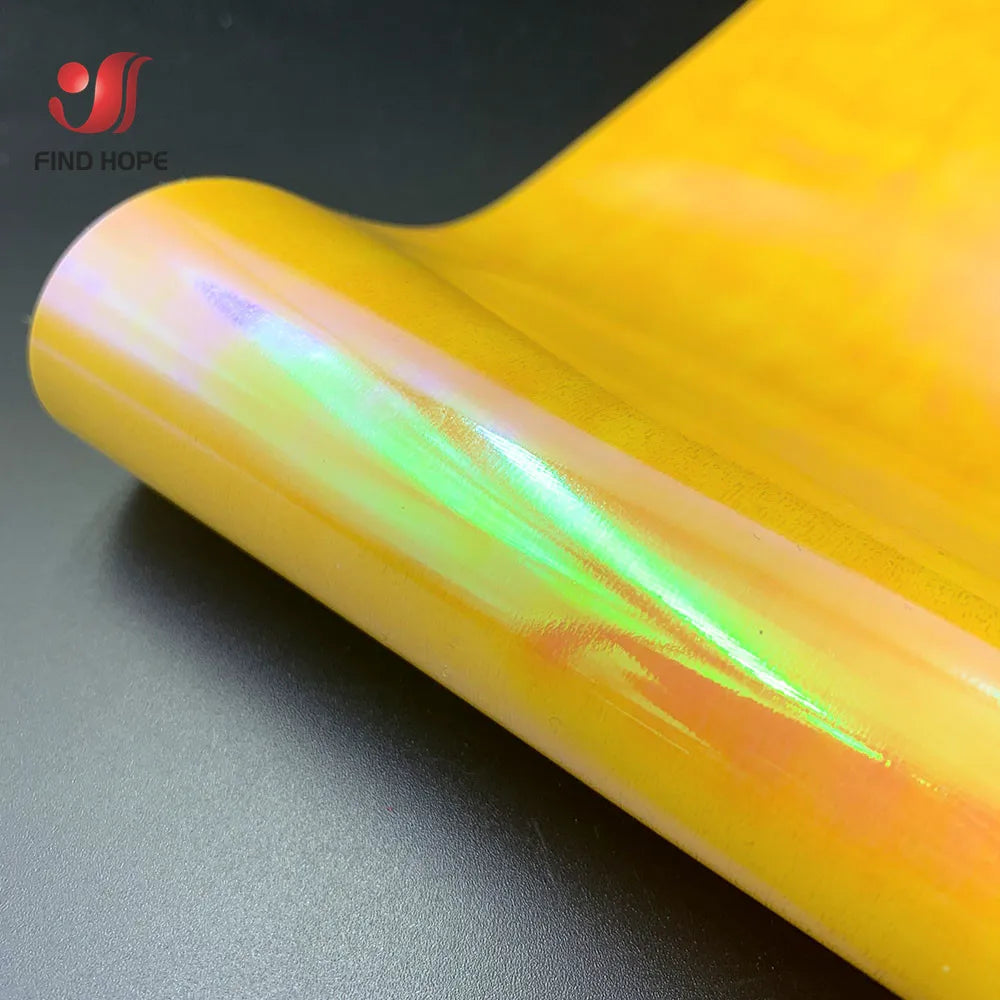 Holographic Heat Transfer Vinyl Sheet Iron-on Heat Press Permanent Print