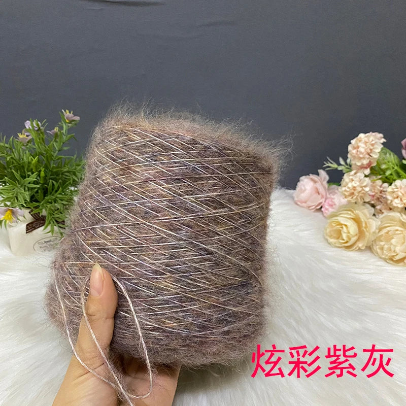 500G/PC Mohair Yarn High Quality Super Soft And Warm