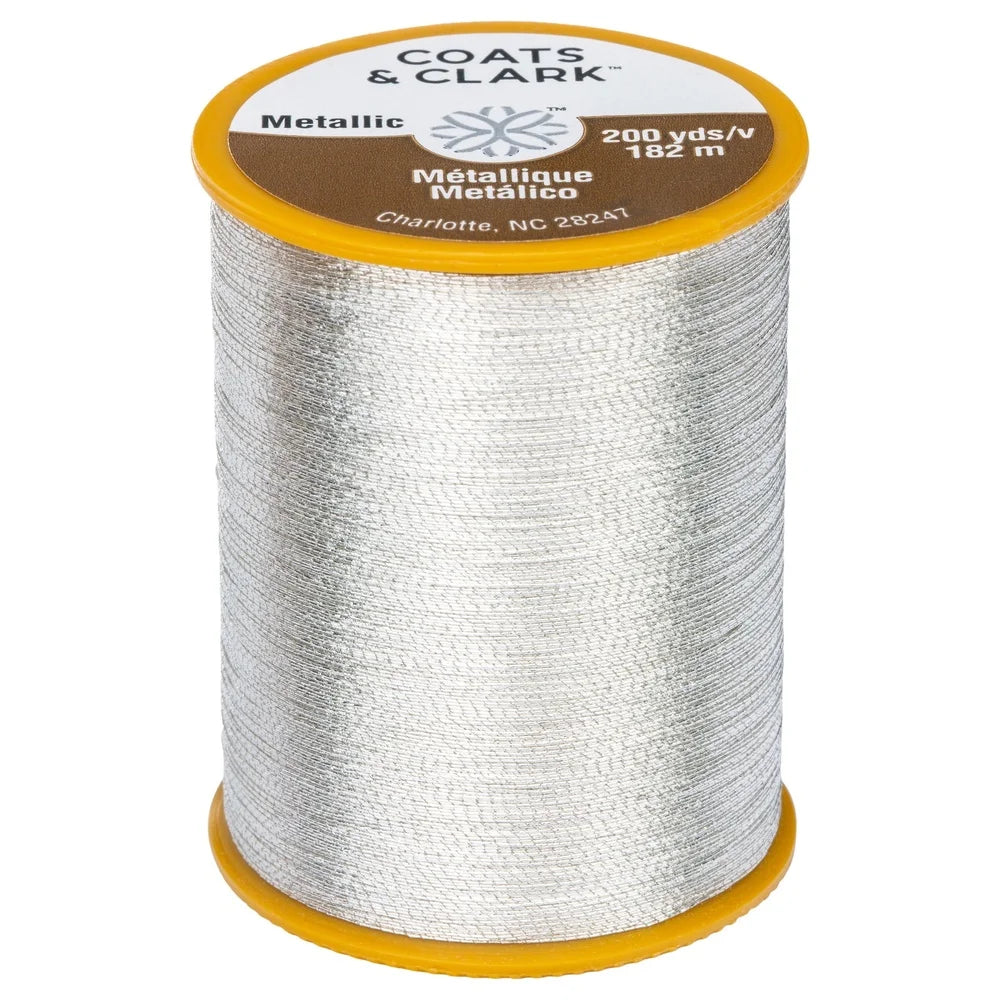 Metallic Silver Embroidery Thread
