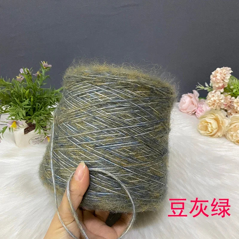 500G/PC Mohair Yarn High Quality Super Soft And Warm
