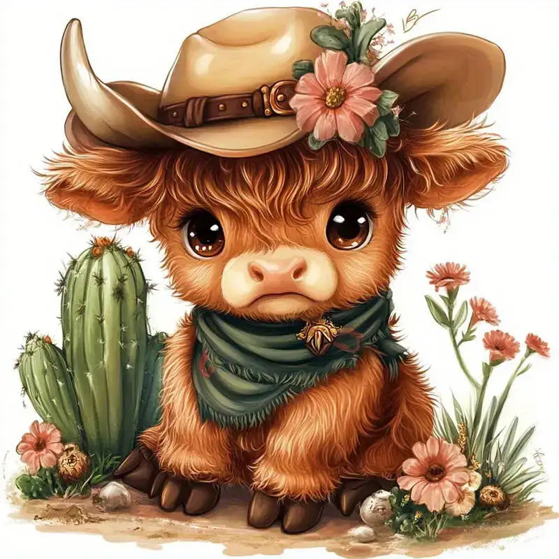 Diamond Painting Cow Highland Cattles various designs