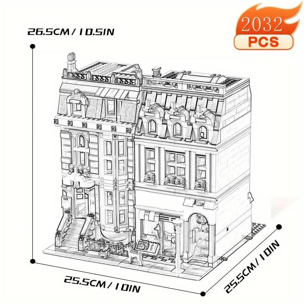 Creative Ideas Compatible 10224 King with figure Street View Building Block