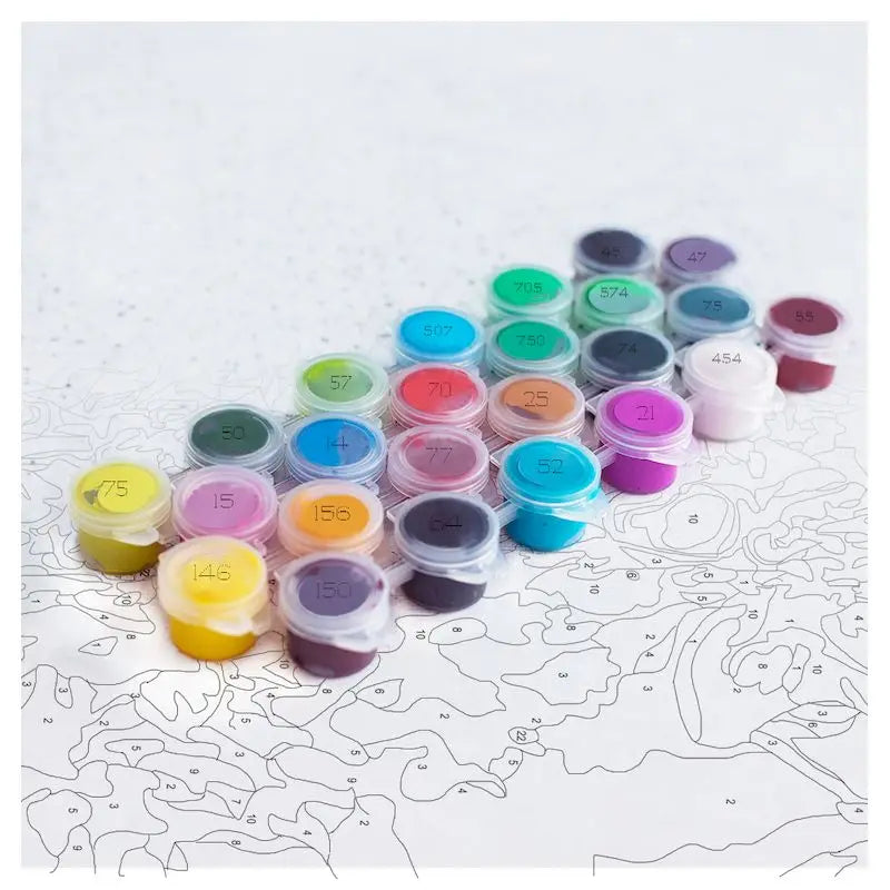 40x50cm Oil Painting By Numbers For Adults Horse Animal Paint By Number