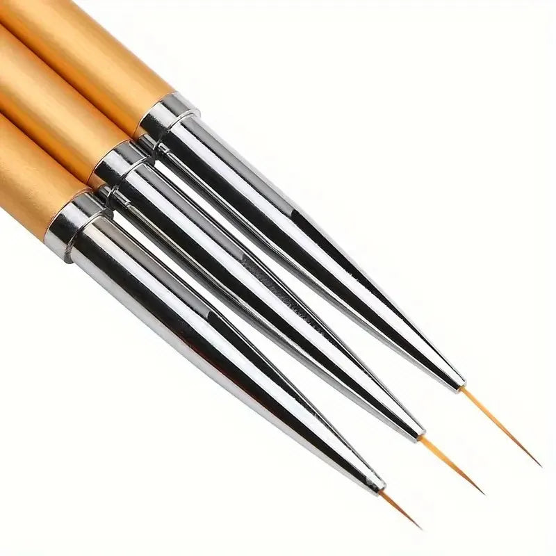 Nail art color drawing brush, nail glue extension brush eyeliner brush set, French stripe nail eyeliner brush, nail brush
