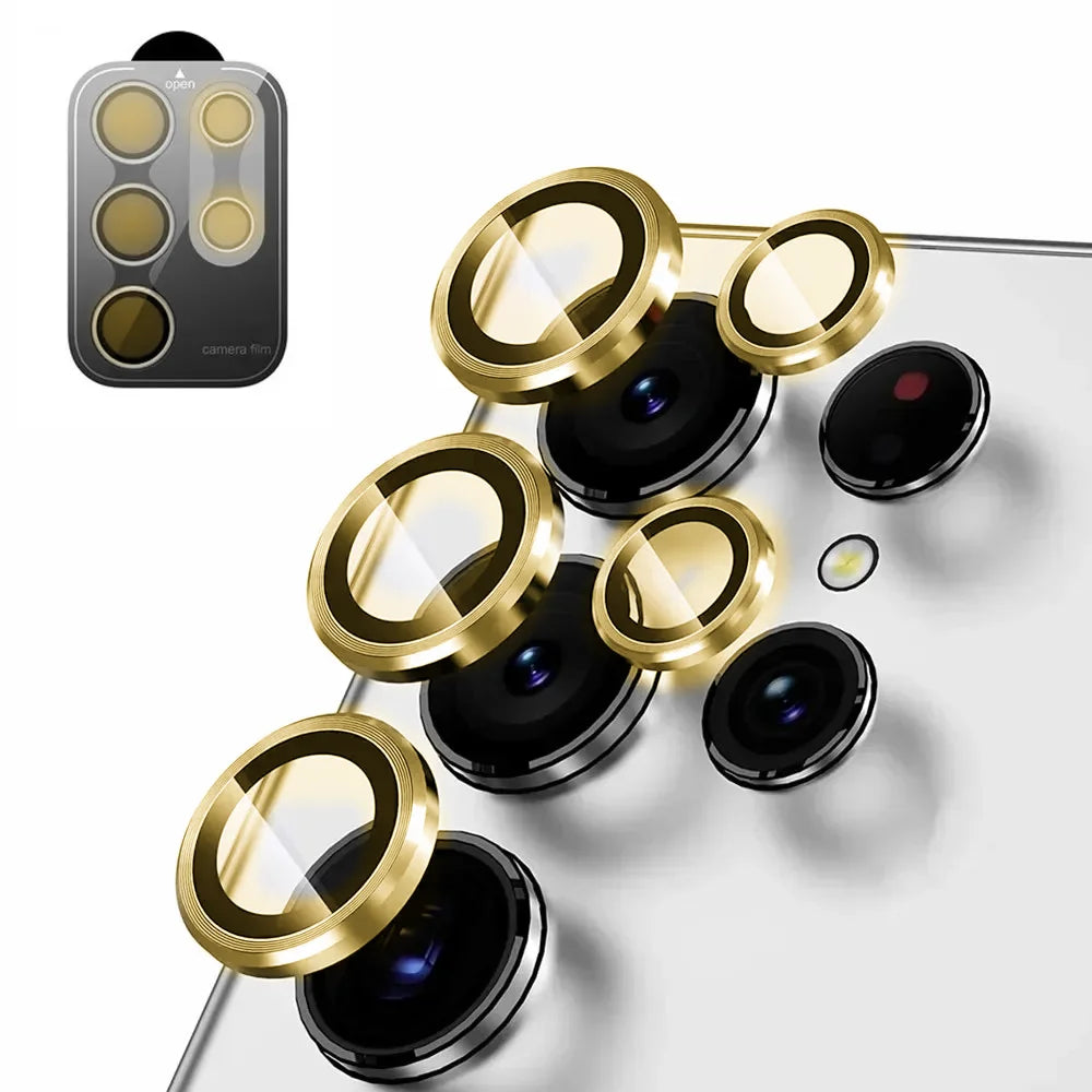 ultra Case Tempered Glass Film Titanium Alloy Ring Phone Accessories