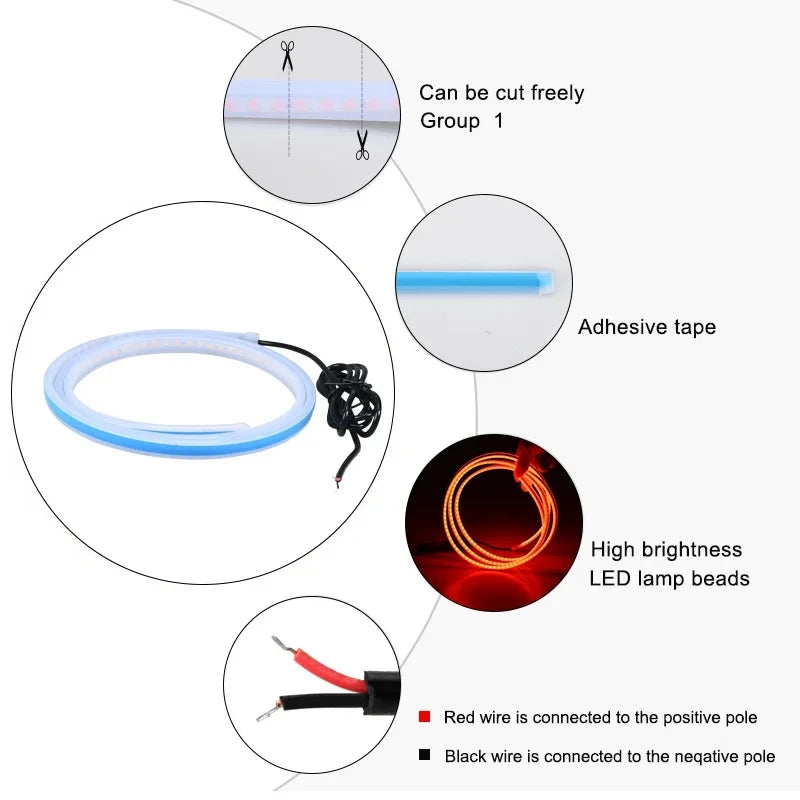 150cm LED Daytime Running Light Scan