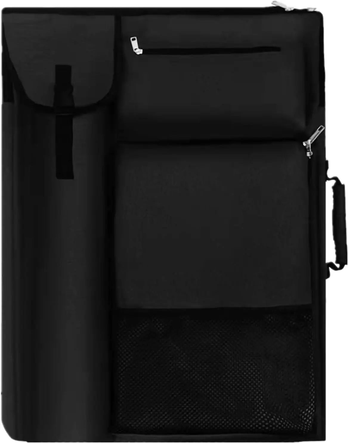 18 X 24, art portfolio with art backpack and tote bag, medium art case size (gray).