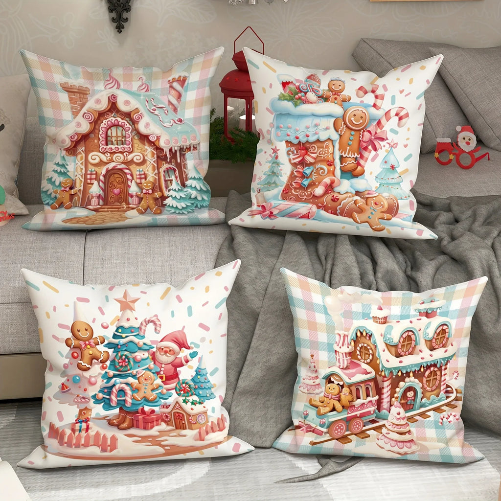 Christmas Gingerbread  pillowcase,  cushion cover