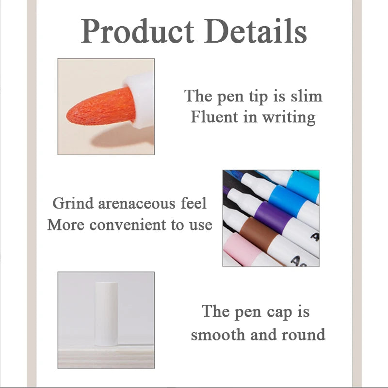 Liquid Ink Art Acrylic Paint Markers Set for Art and DIY Craft