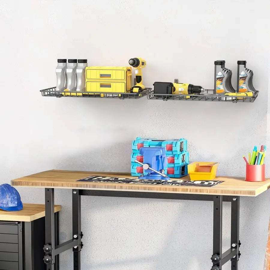 12x24 inch  WallMounted Storage Shelf Holds Up to 60 l