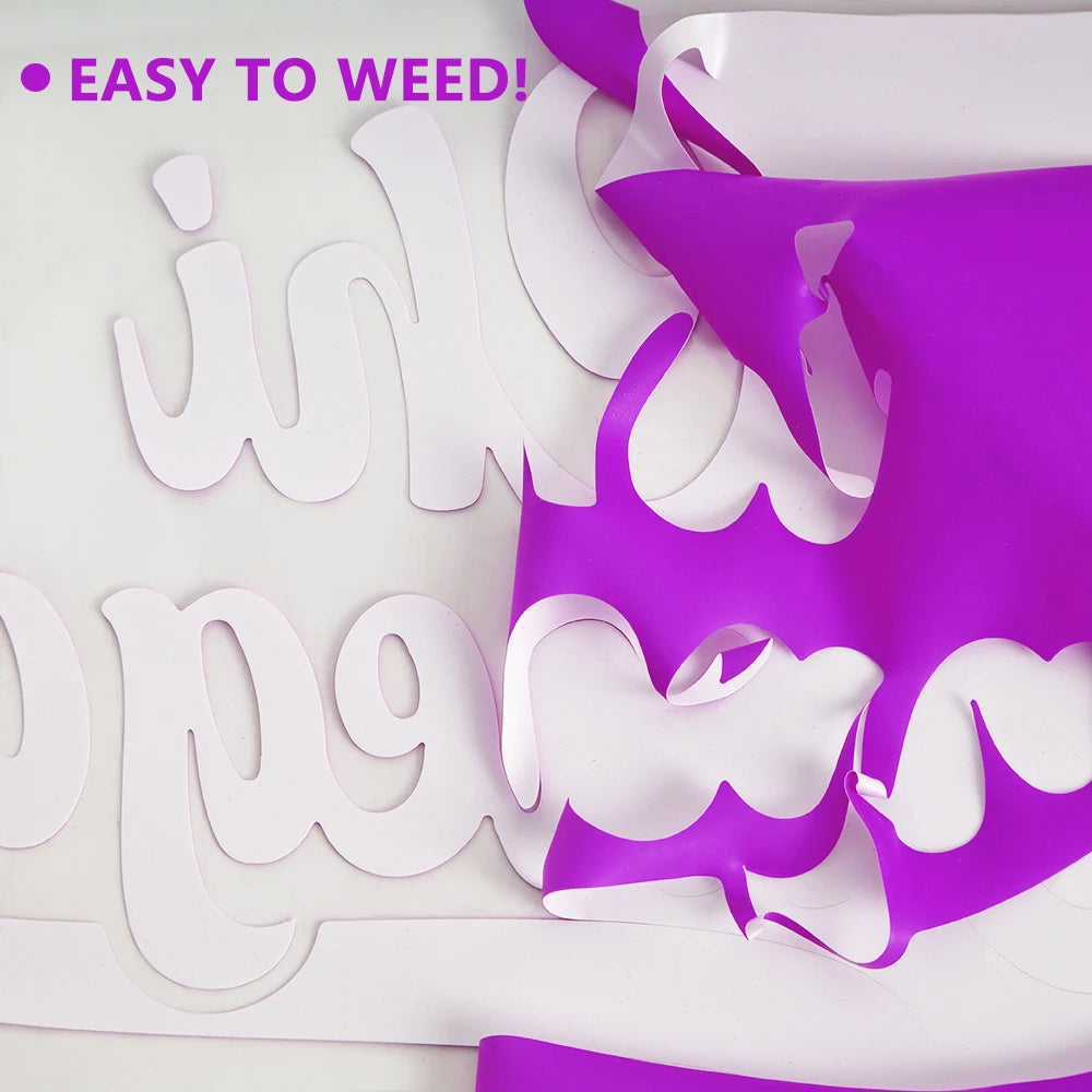 3D Puff HTV Vinyl Roll Puff Heat Transfer Suitable for T-shirts and shirts 12 "x 9 feet