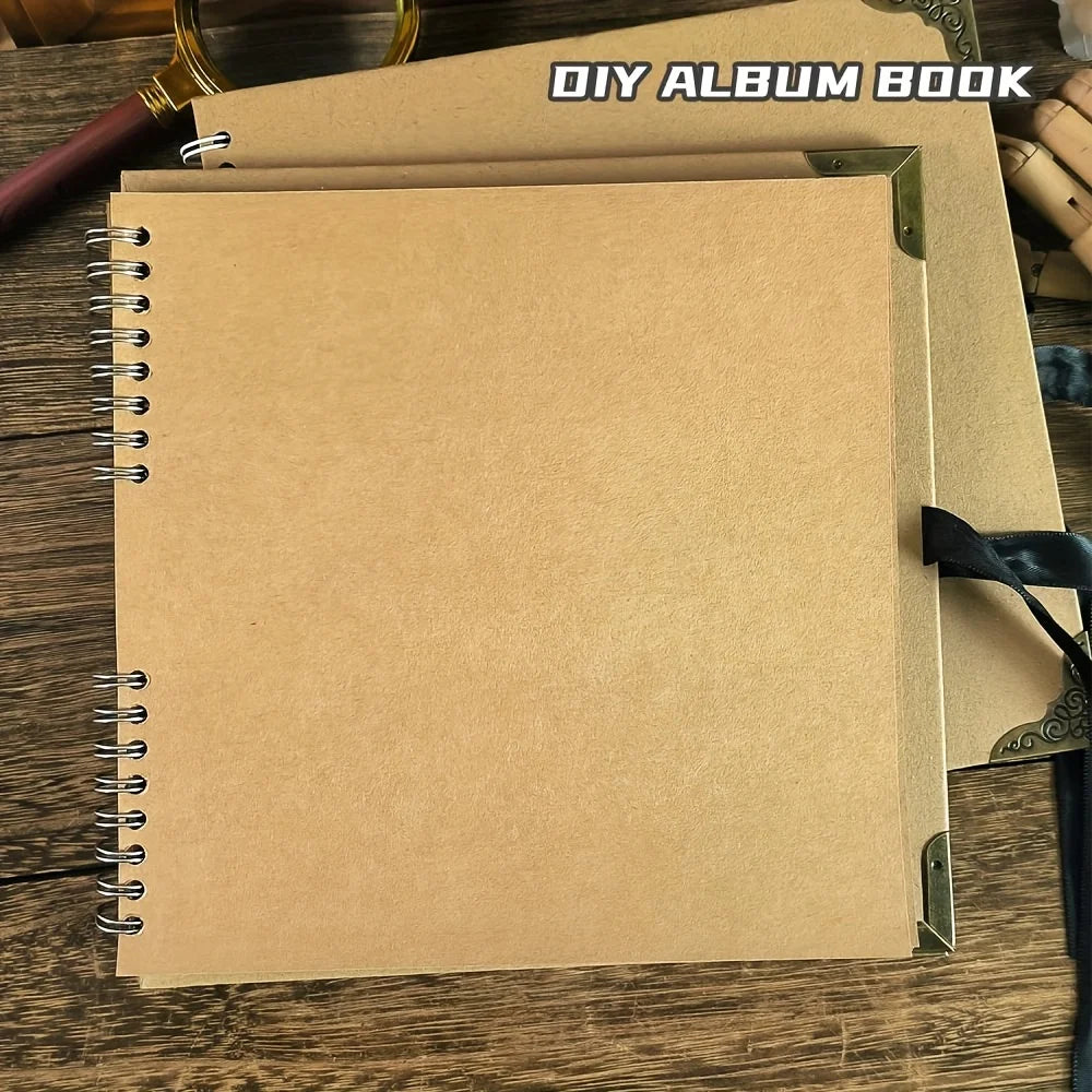Vintage Leather Photo Album – 30 Pages