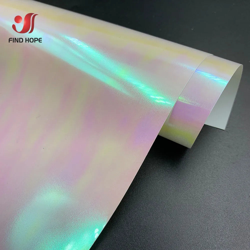 Holographic Heat Transfer Vinyl Iron-on Clothing Film 30*25cm/50cm