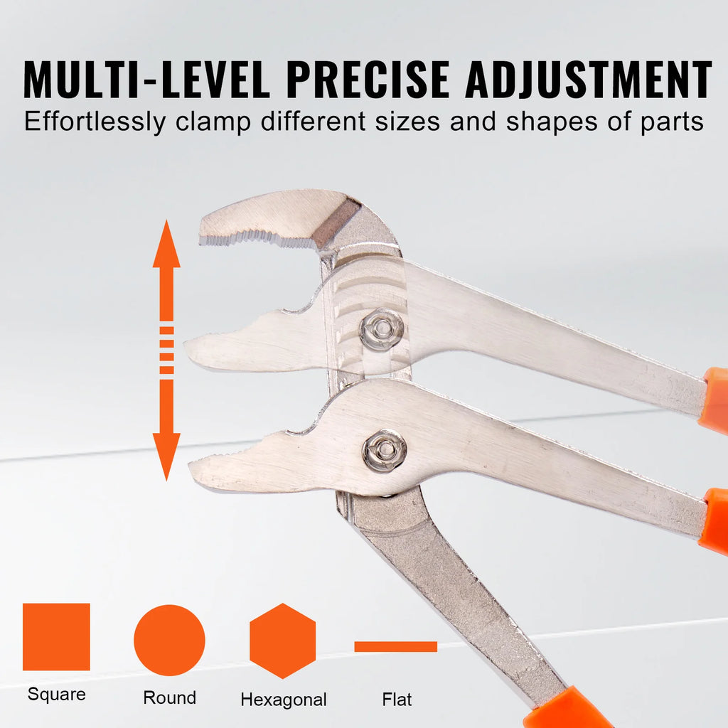 SucceBuy 8-Piece Pliers Set High Carbon Steel 12"/10"/8"Groove Joint Pliers 8"Linesman's Pliers 6"Slip Joint Pliers and Tool Bag