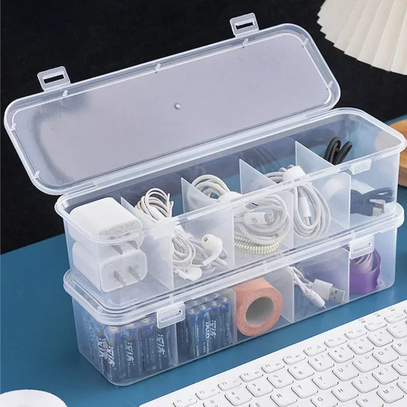 Organizer with Lid Clutter Collection Box for Office Home