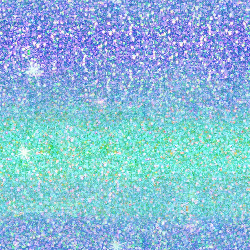 Glitter Mermaid Transfer Ink Sheet for Heat Press Machine 12x12 IN Sublimation Sheet for Blanks Tumbler T-Shirt