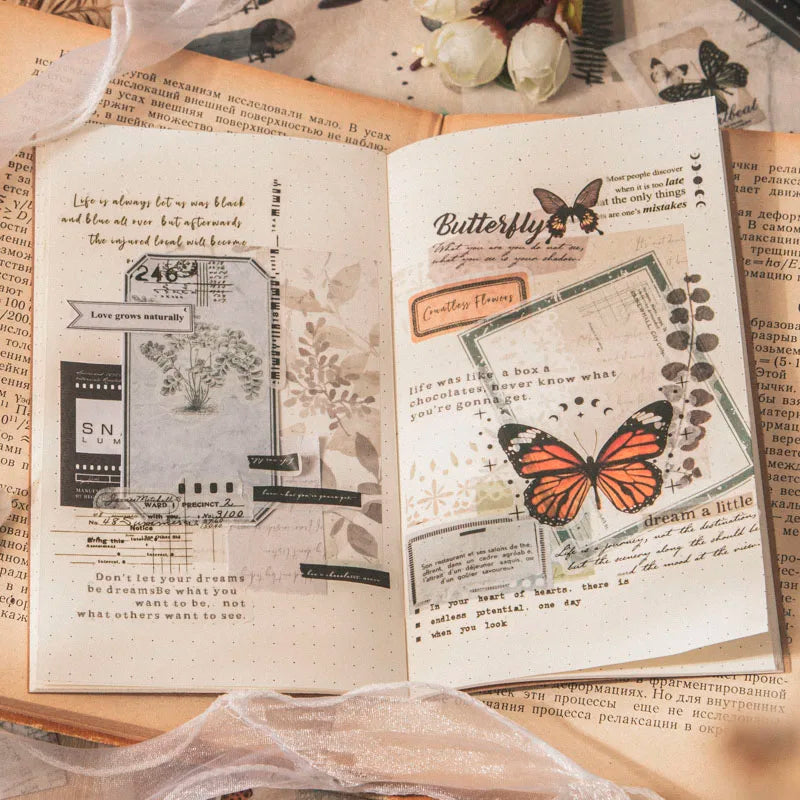 Washi paper Sticker Book Kit DIY Scrapbooking