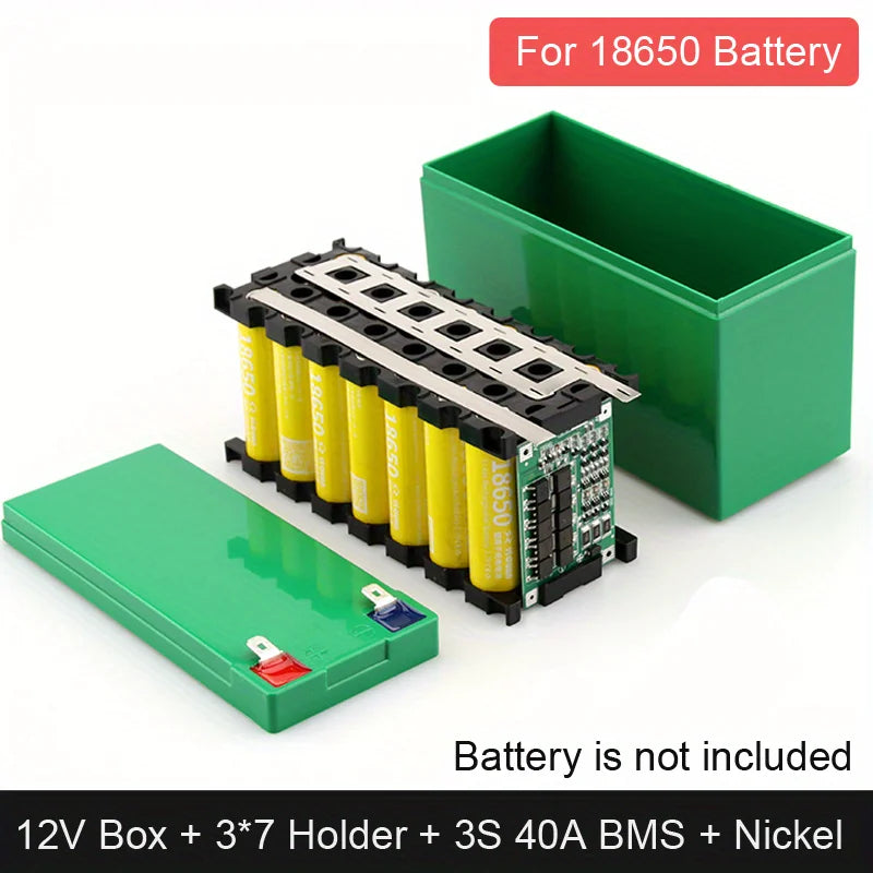 18650 Battery Storage Box Bracket 4V/6V/12V Lithium Battery Packs Toys
